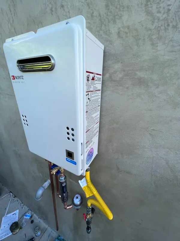 Tankless water heater installation for Long Green Manor homes